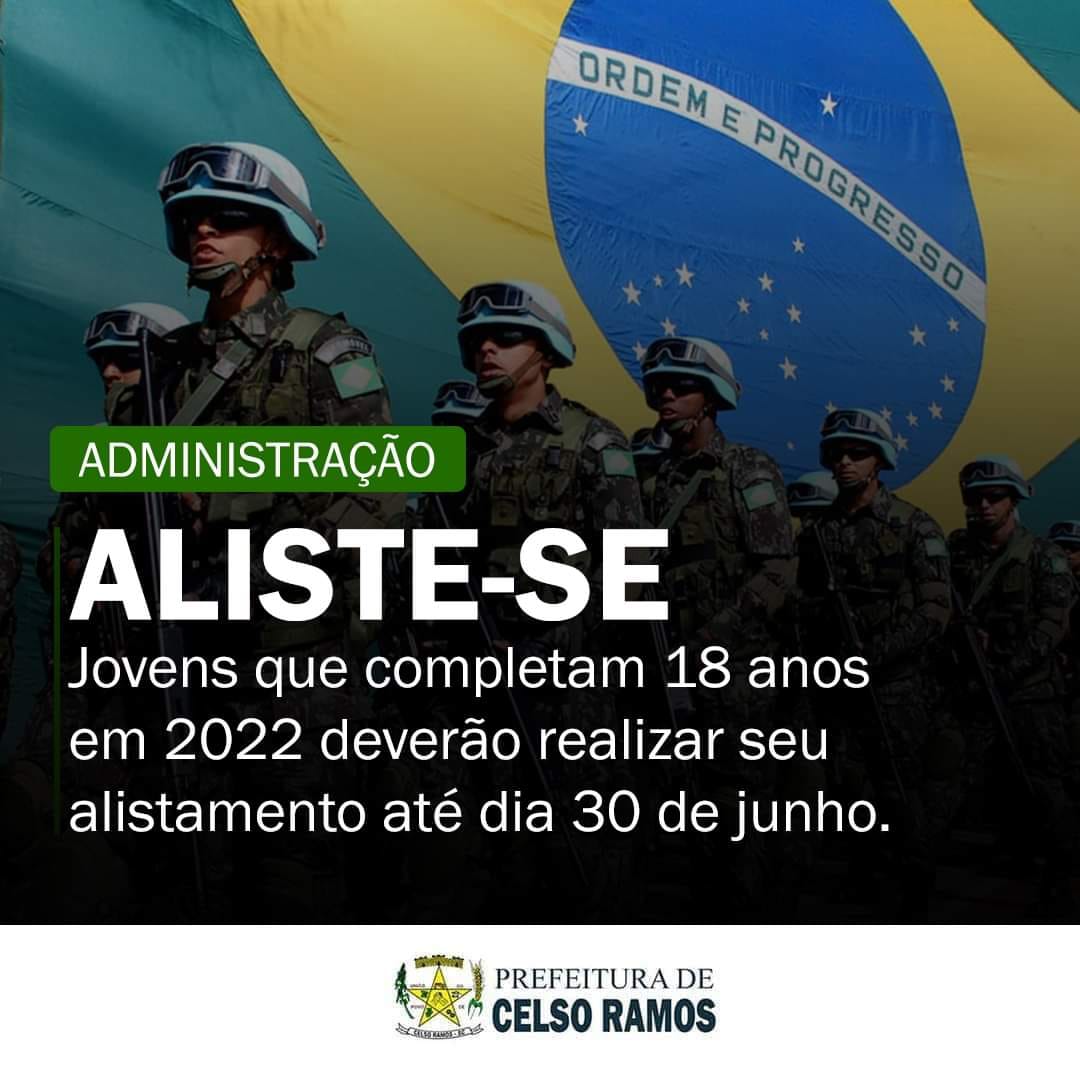 Alistamento Militar 2022 irá até 30 de junho - Itapecerica da Serra